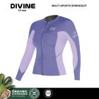 Soöruz Top Damen 2/1 Zip LS DIVINE