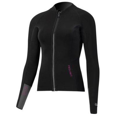 Prolimit Womens Fire Neoprene Top Front Zip Long Sleeve 2mm
