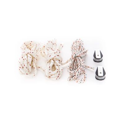 Unifiber Race Adjustable Outhaul System Rope Set &  Pulleys