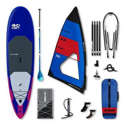 Exocet Zypher Windsup HP 20 PSI & XO Sails Swing Rigg EPX Compact