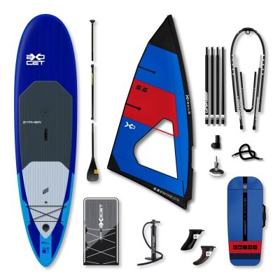 Exocet Zypher Windsup SL 15 PSI & XO Sails Swing Rigg EPX Compact