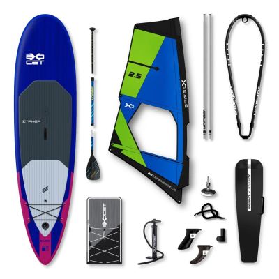 Exocet Zypher Windsup HP 20 PSI & XO Sails Experience TR Rigg ALU