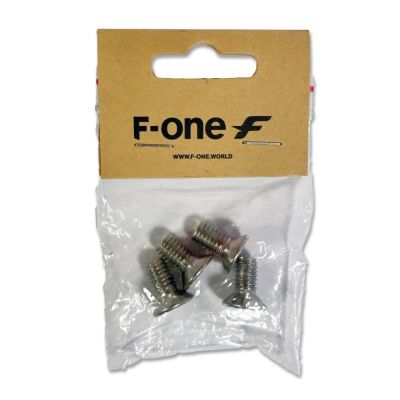 F-One M6-12mm tapered head screws (A4 - T30 torx) x4