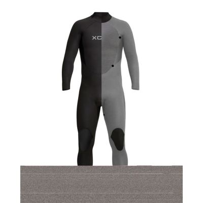XCEL AXIS OS BACK ZIP 4/3MM GBS